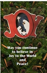 Greeting Cards - Christmas Joy (set of 5 with envelopes) - Free S/H